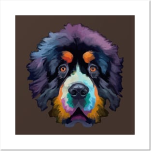 Cute Newfoundland Dog Artowork Posters and Art